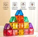 Colorful Magnetic Tiles 60Pcs - Image 5